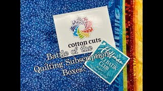 Battle of the Quilting Subscription Box  COTTON CUTS JAVA BOX  August 2024 [upl. by Kwarteng]