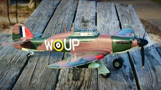 RC Hawker Hurricane British Combat Airplane Fighter  014B Fixed Wing Aircraft  TheRcSaylors [upl. by Ahsael]