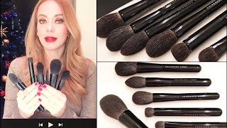 Набор Кистей из 100 белки  CHIKUHODO Z series make up brush [upl. by Colston]