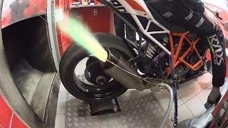 Ktm Superduke 1290 Full Akrapovic Dyno [upl. by Evangelia786]