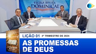 EBD  1ª LIÇÃO “AS PROMESSAS DE DEUS” [upl. by Nanci]