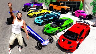 Collecting QUINTILLIONAIRE SUPER CARS in GTA 5 [upl. by Larkins34]