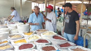 UMA VISITA NA FEIRA LIVRE DE SERRA TALHADA PERNAMBUCO PARA COMPRAR O FEIJÃO DE CORDA BASTIÃO [upl. by Anawk575]