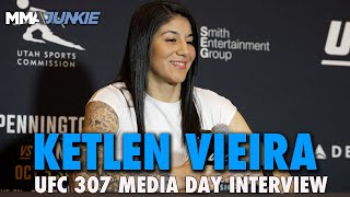 Ketlen Vieira Calls Julianna Peña A Dogs Ahole Says Kayla Harrison Delusional  UFC 307 [upl. by Nnaer887]