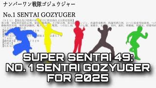 SENTAI 2025 TRADEMARK NO 1 SENTAI GOZYUGER [upl. by Fran2]