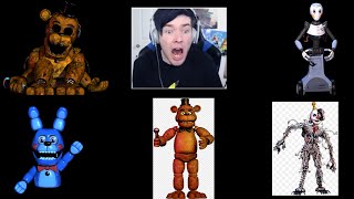 160ish Subscriber Special video All DanTDM FNAF Jumpscares [upl. by Nasah49]