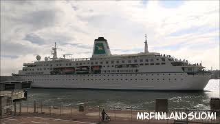 DEUTSCHLAND Departs From Mariehamn 16 June 2024 [upl. by Agripina]