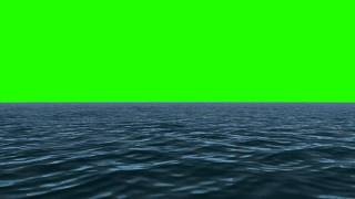 Green Screen Water  Ocean  Lake [upl. by Ezarra549]