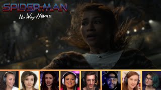 Reactors Reacting to the AMAZING SPIDERMAN SAVING MJ  SpiderMan No Way Home 2021 [upl. by Yung]