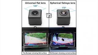 GreenYi 170 Degree Fisheye Lens Dynamic Trajectory Car Rear View Camera T868 [upl. by Alis]