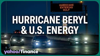 Hurricane Beryl causing US energy disruptions in Texas [upl. by Lzeil]