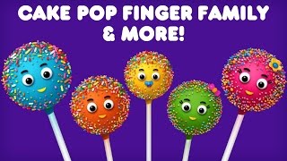 Cake Pop Finger Family Collection  Top 10 Finger Family Collection  Cake Pop Finger Family Songs [upl. by Innep95]