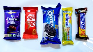 Cadbury Dairymilk vs Nestle Kitkat vs Cadbury Oreo vs Nestle Milkybar vs Snikers [upl. by Aiksa]