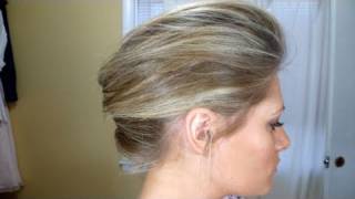 Quick Messy Twist Prom Updo Short Or Long Hair [upl. by Ayram]