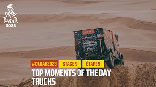 Trucks Top moments  Stage 9  Dakar2023 [upl. by Aidil]