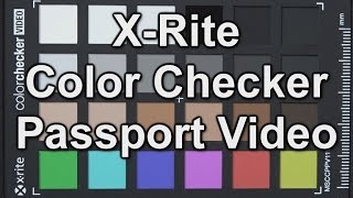 Review XRite Color Checker Passport Video [upl. by Pickett]