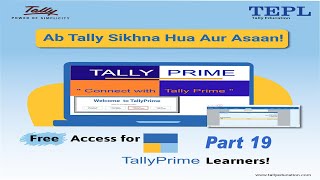 19 BASIC SALE ENTRY IN TALLY PRIME [upl. by Hauhsoj898]