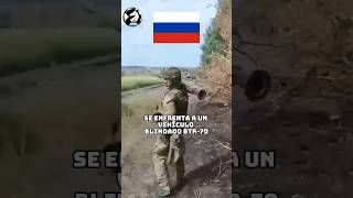 Soldado ruso enfrenta un BTR70 soviético 🗿 [upl. by Ariaz]