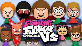 Every EDD and UBERKIDS vs Friday Night Funkin ONLINE MOD Mii EVER [upl. by Icart]