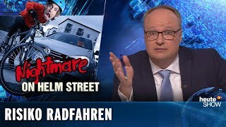 Risiko Radfahren Wie sicher sind unsere Radwege  heuteshow vom 29032019 [upl. by Yuzik]