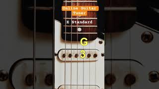 Online Guitar Tuner  E Standard [upl. by Ainotal]