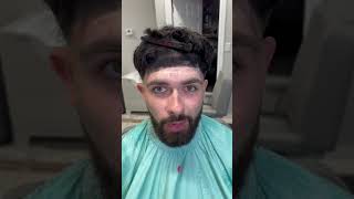 I FKED UP HIS HAIRLINE😂😡 barber viral viralvideo shorts barber subscribe anime [upl. by Odnalro]