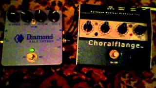 Fulltone Choralflange vs Diamond Halo Chorus [upl. by Canute]