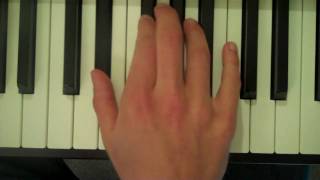 How To Play an Eb Diminished 7th Chord on Piano [upl. by Midis]