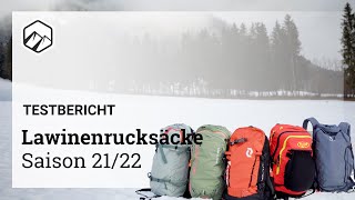 Testbericht Beste Lawinenrucksäcke 2122  Bergzeit [upl. by Nnhoj]