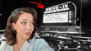 Going to a REAL 1950s DriveIn Movie Theatre [upl. by Rives]