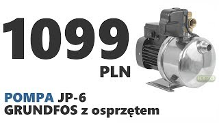 Pompa JP6 z osprzętem Grundfos [upl. by Aihcats]