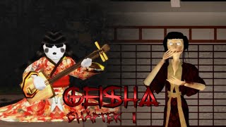 Geisha CHAPTER 1 PART 12 Full Walkthrough Mobile  Roblox [upl. by Airyt]