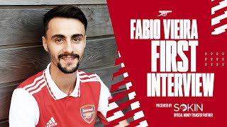 Welcome to The Arsenal Fabio Vieira  First Interview [upl. by Seem]