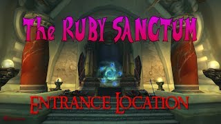 WoW The Ruby Sanctum Entrance Location [upl. by Nawyt]