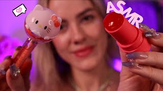 ASMR Te maquiando de pertinho ✨🌸 Voz Suave Visual Triggers e Sons em Camadas [upl. by Aray]