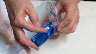 How to cut a pill into fourths using CVS pill cutter [upl. by Pogue]