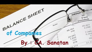 Balance sheet Class 1 Part I [upl. by Haras]