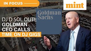 Music Stops For Goldman Sachs CEO Calls Time On DJ Gig  In Focus [upl. by Scammon]