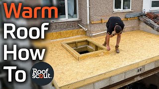 How To Build A Warm Roof From Start To Finish  Quick Simple Guide [upl. by Dario12]