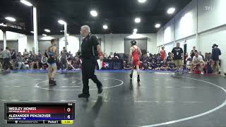 114 Lbs Semis amp 1st Wrestleback 8 Team  Wesley Honiss Michigan Blue Vs Alexander Penzkover Wi [upl. by Ireg]