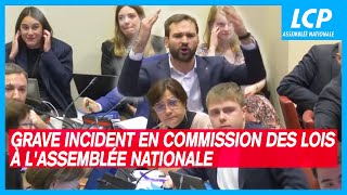 Grave incident en commission des Lois à LAssemblée nationale  30112023 [upl. by Arianna]