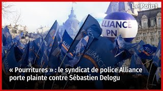 « Pourritures »  le syndicat de police Alliance porte plainte contre Sébastien Delogu [upl. by Nirrej]