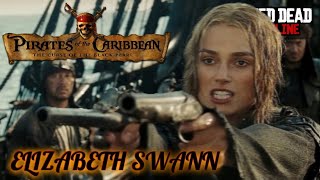 Red Dead Online  RDO  How to Make Keira Knightly as Elizabeth Swann in Pirates of the Caribbean [upl. by Werbel]