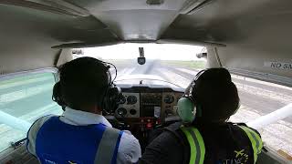 Takeoff in a Cessna 172 Wilson Airport [upl. by Nya]