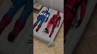 spiderman marvel captainamerica avengers stopmotion animation deadpool [upl. by Lorain545]