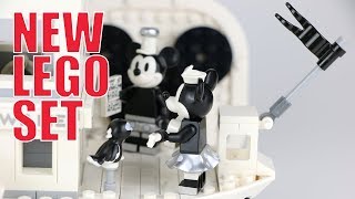 LEGO Ideas Steamboat Willie 21317 LETS PLAY [upl. by Salchunas877]