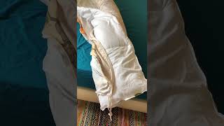 How to put on a duvet cover  duvet covers duvetcover bedding [upl. by Baniez348]