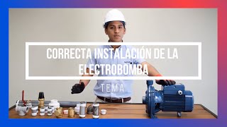 INSTALACIÓN de una electrobomba pedrollo [upl. by Ysied]