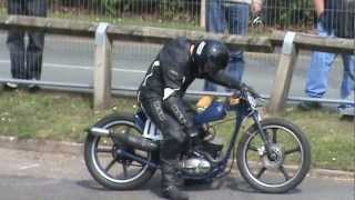 BSA BANTAM 125cc 1971 CHEESMAN SPECIAL AT THUNDERSPRINT PRACTICE 2012 [upl. by Filmore]