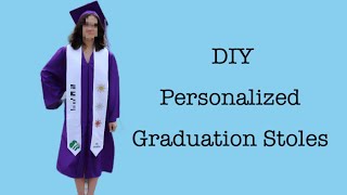 DIY GRADUATION STOLES free pattern [upl. by Sabu]